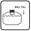 Do not overfill fuel tank